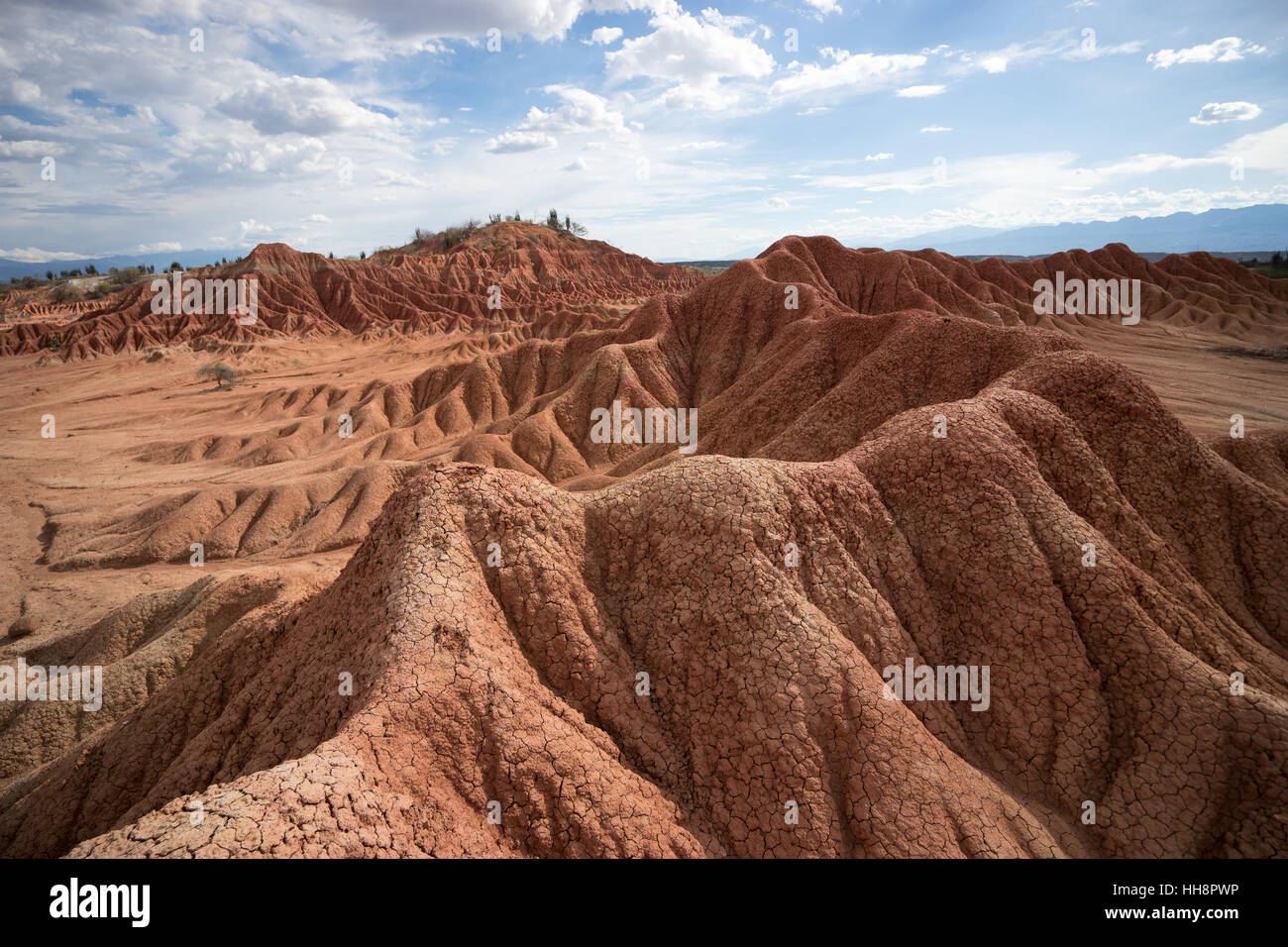 Tatacoa Desert clay red formations, Colombia Stock Photo Alamy