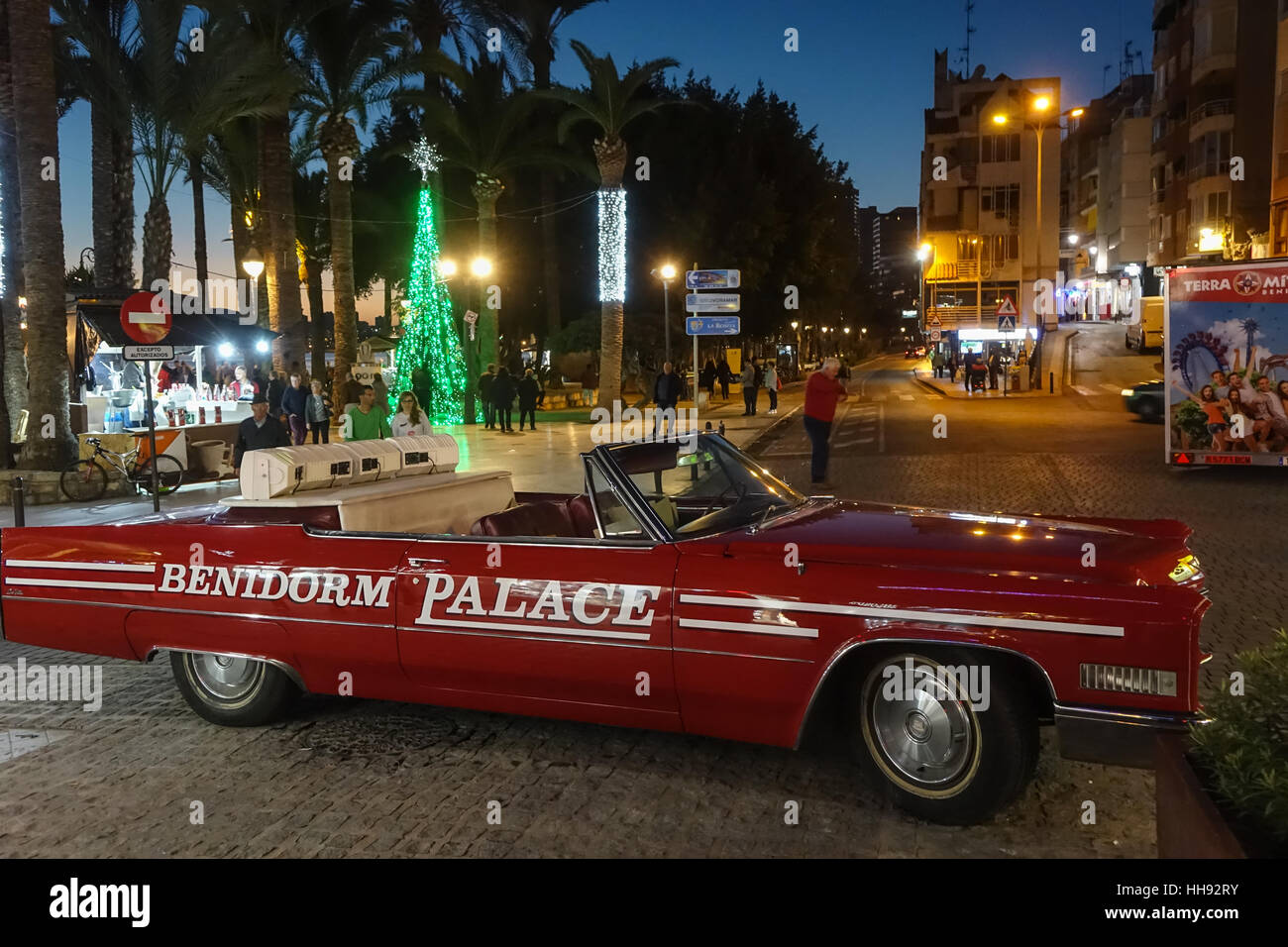 Benidorm palace car hires stock photography and images Alamy