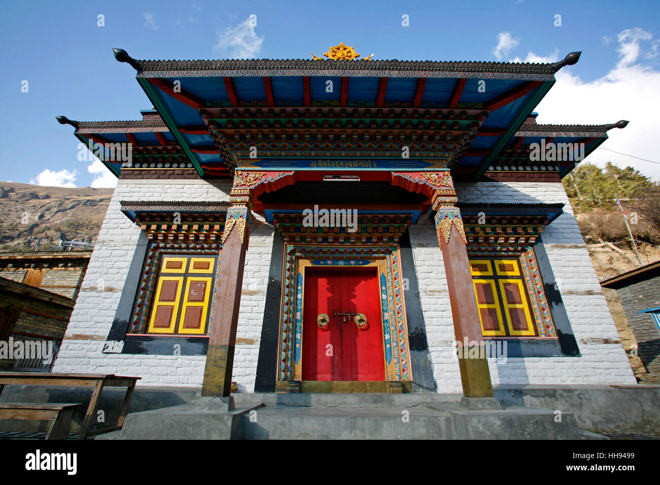 house, building, religion, religious, temple, culture, mountains, asia ...