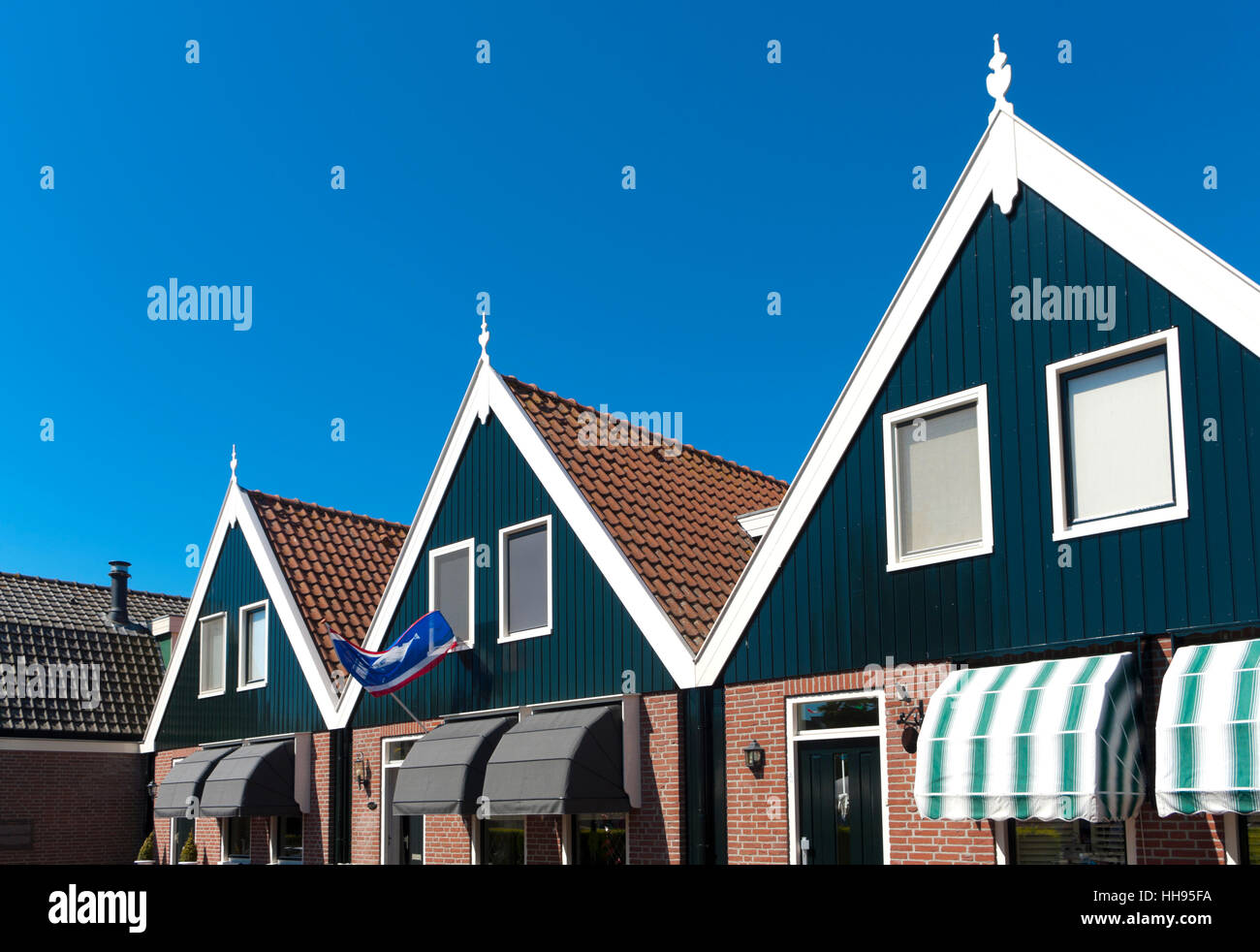 houses, wood, netherlands, traditional, dutch, community, village