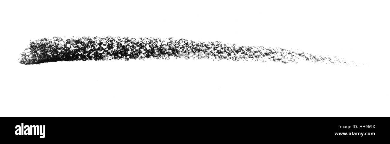 crayon-painted underline for highlight purposes Stock Photo