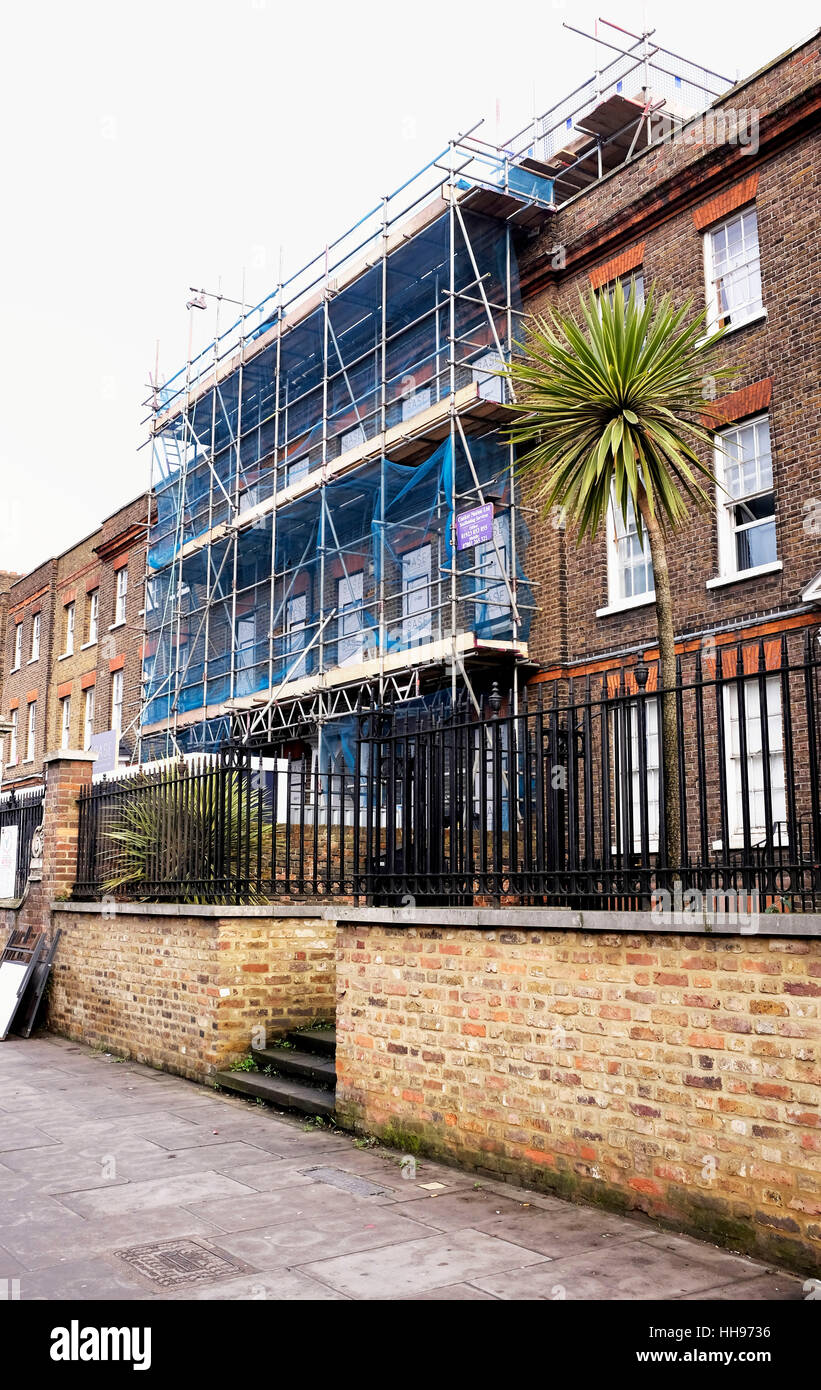 Percy House on Tottenham High Road which is being renovated Tottenham