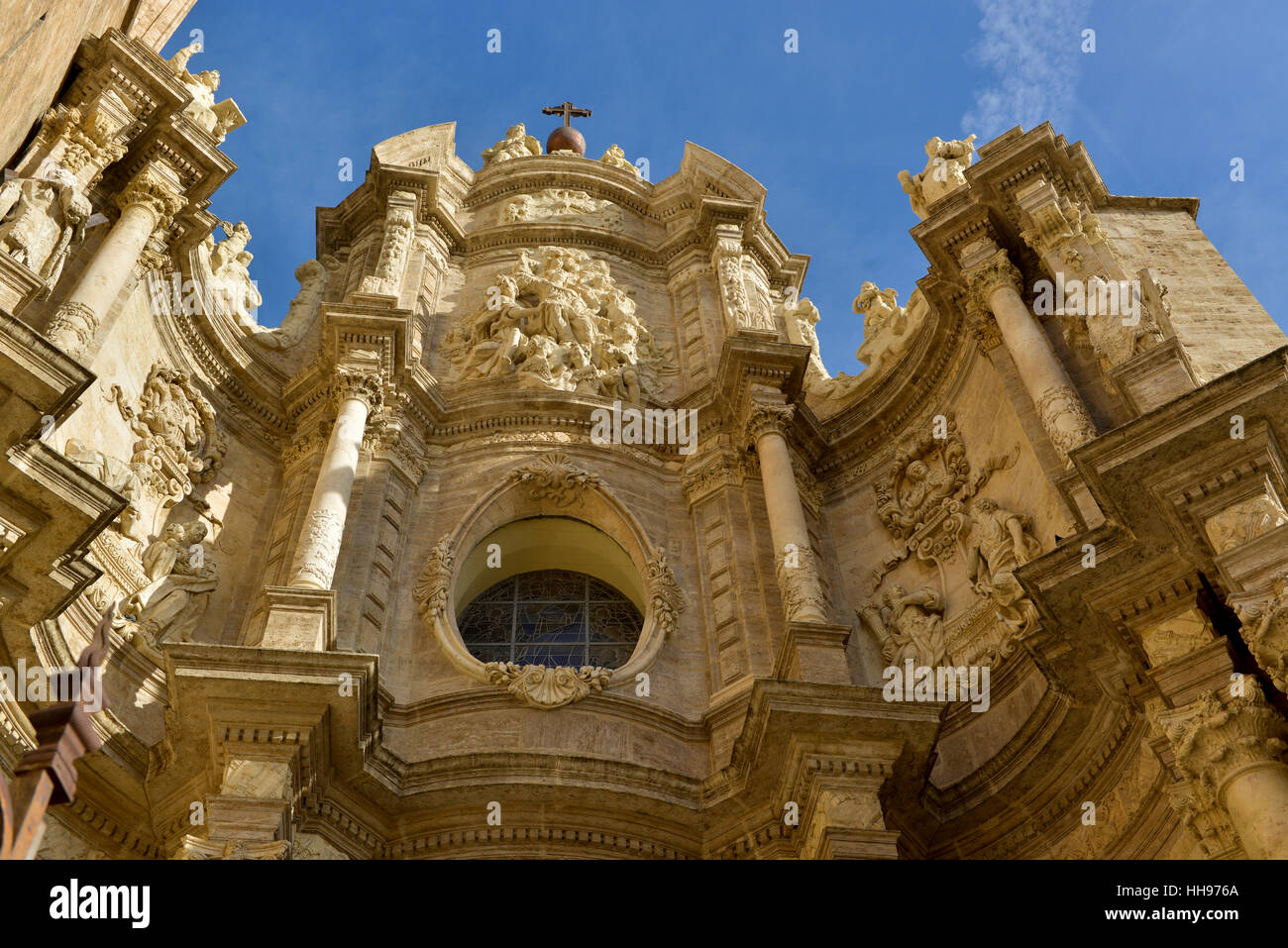 The cathedral of Valencia, Spain. Stock Photo