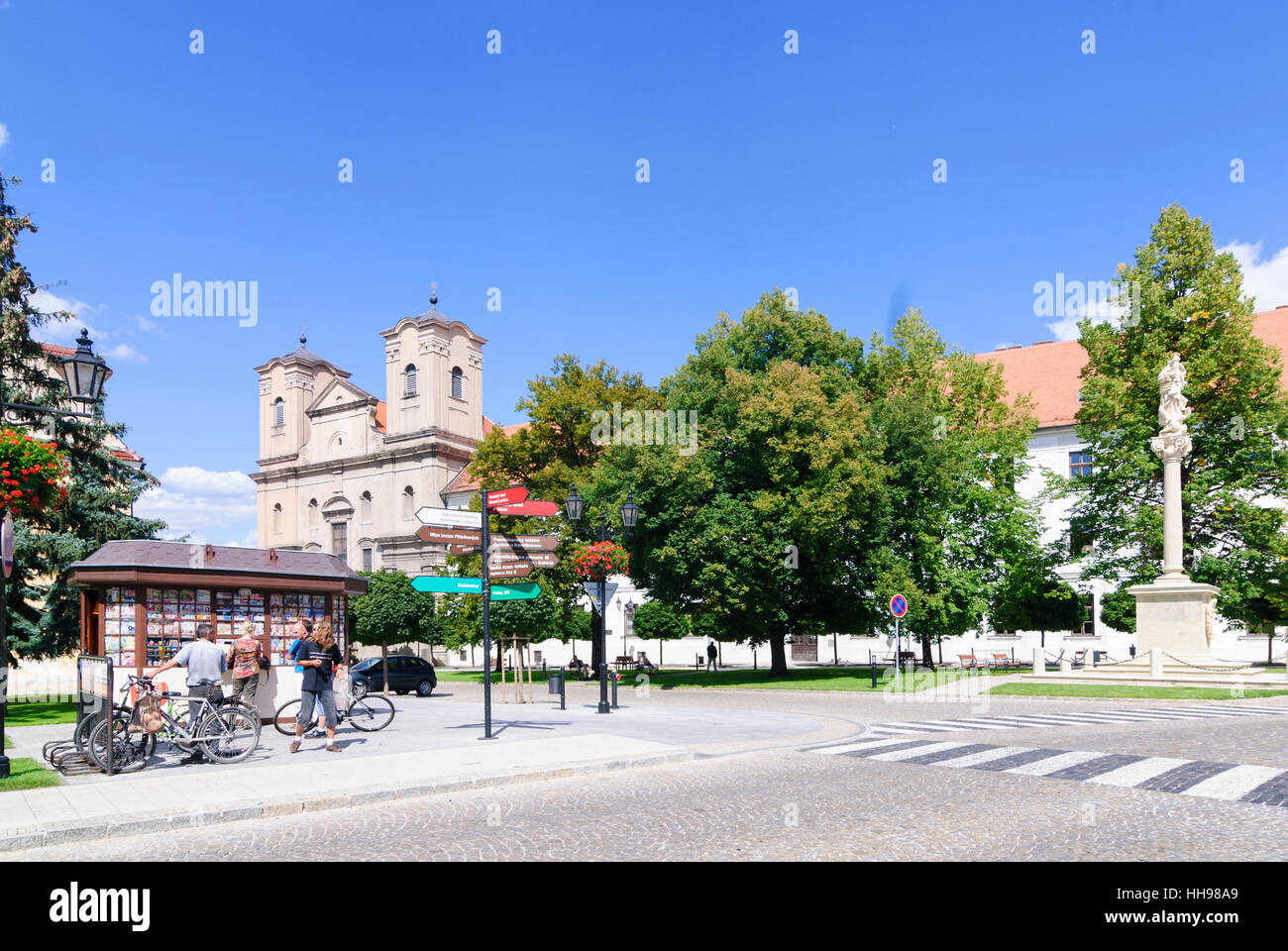 Skalica (Skalitz): Jesuit's church, , , Slovakia Stock Photo