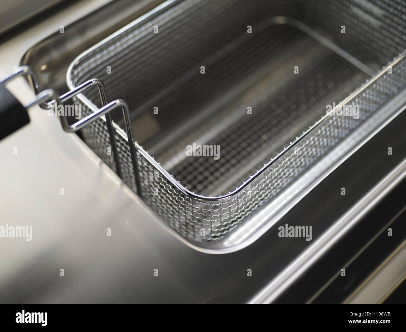 Industrial kitchen appliances for industrial kitchens; fryer detail Stock Photo