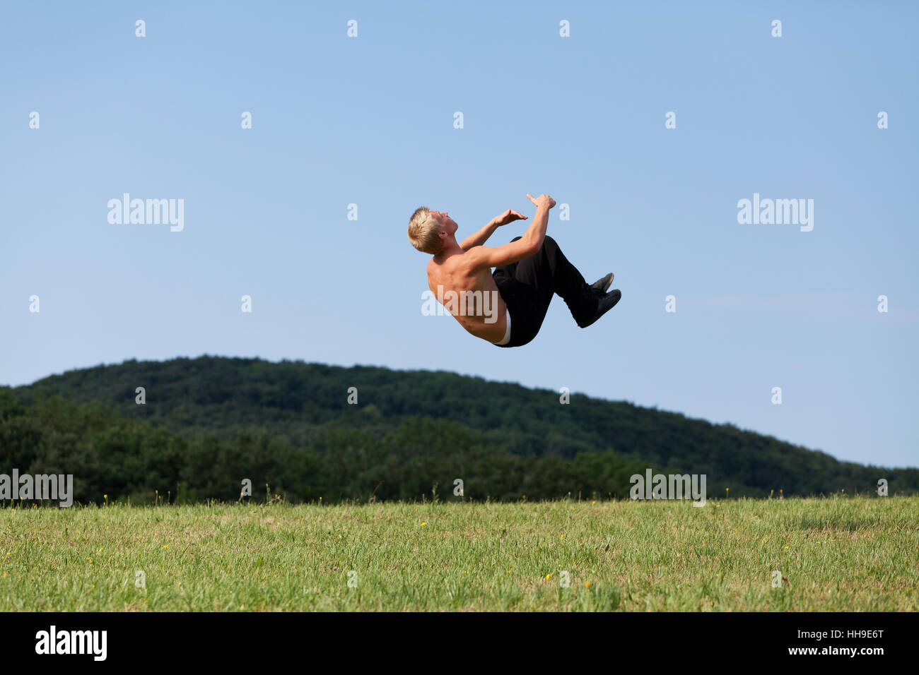somersault Stock Photo