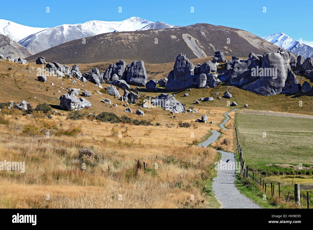 hill, stone, field, rock, castle, landscape, scenery, countryside ...