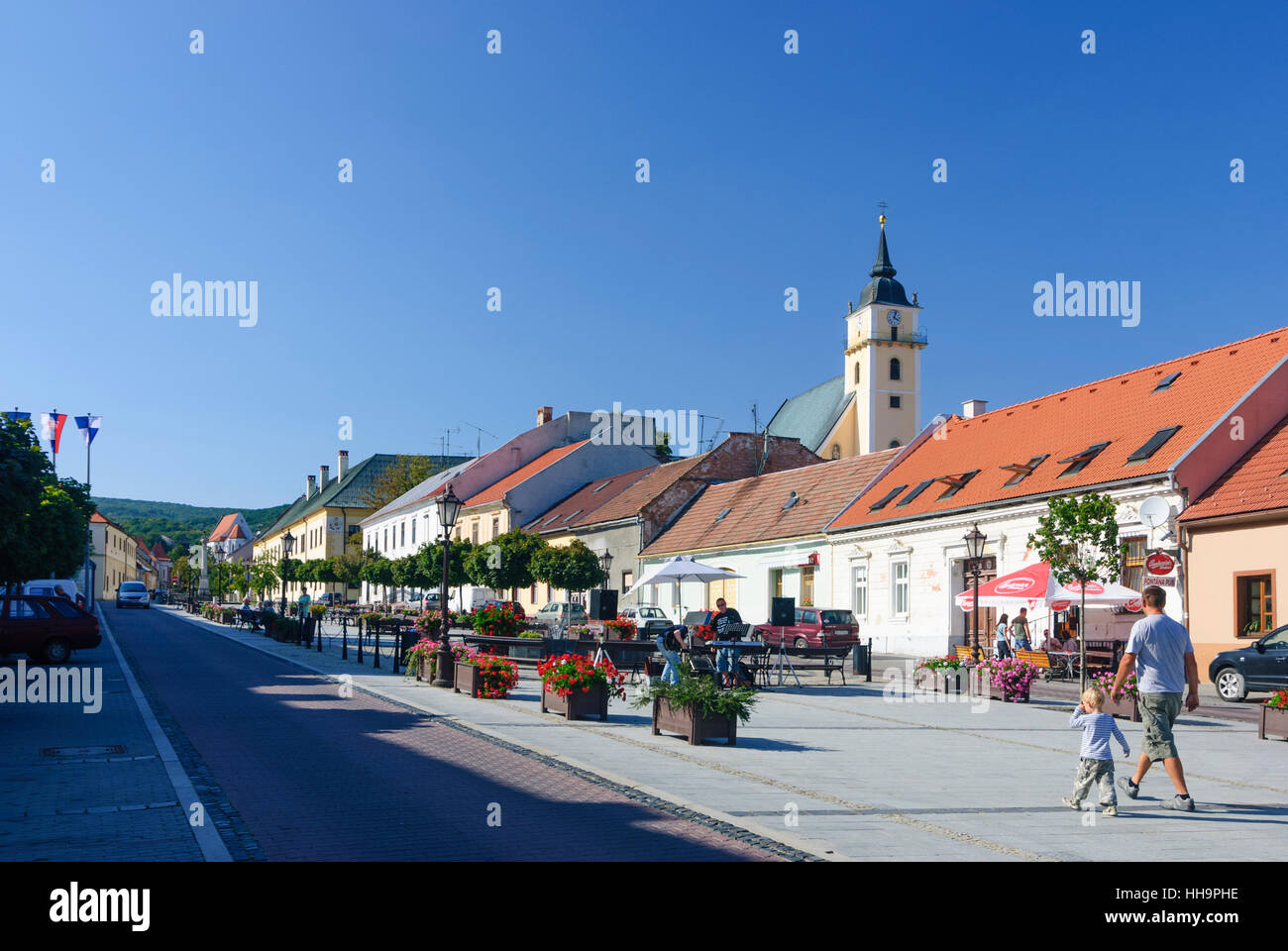 Sväty Jur (St. Georgen): Market Square, , , Slovakia Stock Photo