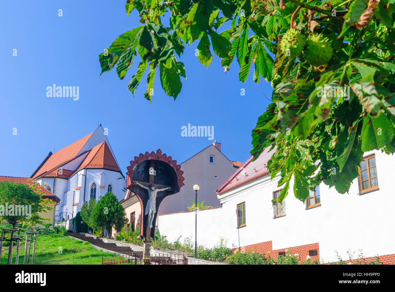 Sväty Jur (St. Georgen): Saint Georg Church, , , Slovakia Stock Photo