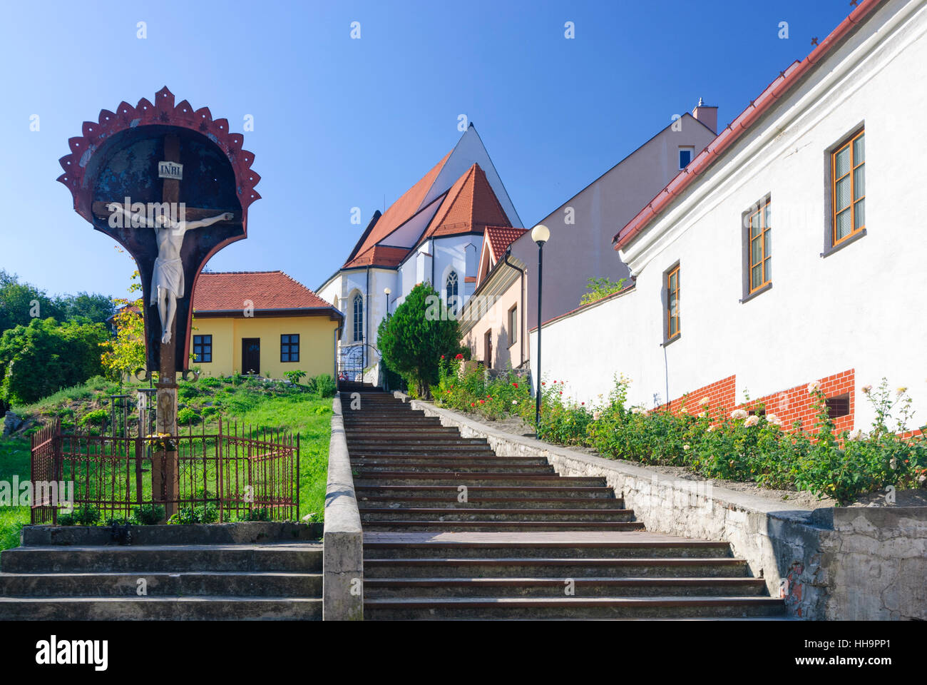 Sväty Jur (St. Georgen): Saint Georg Church, , , Slovakia Stock Photo