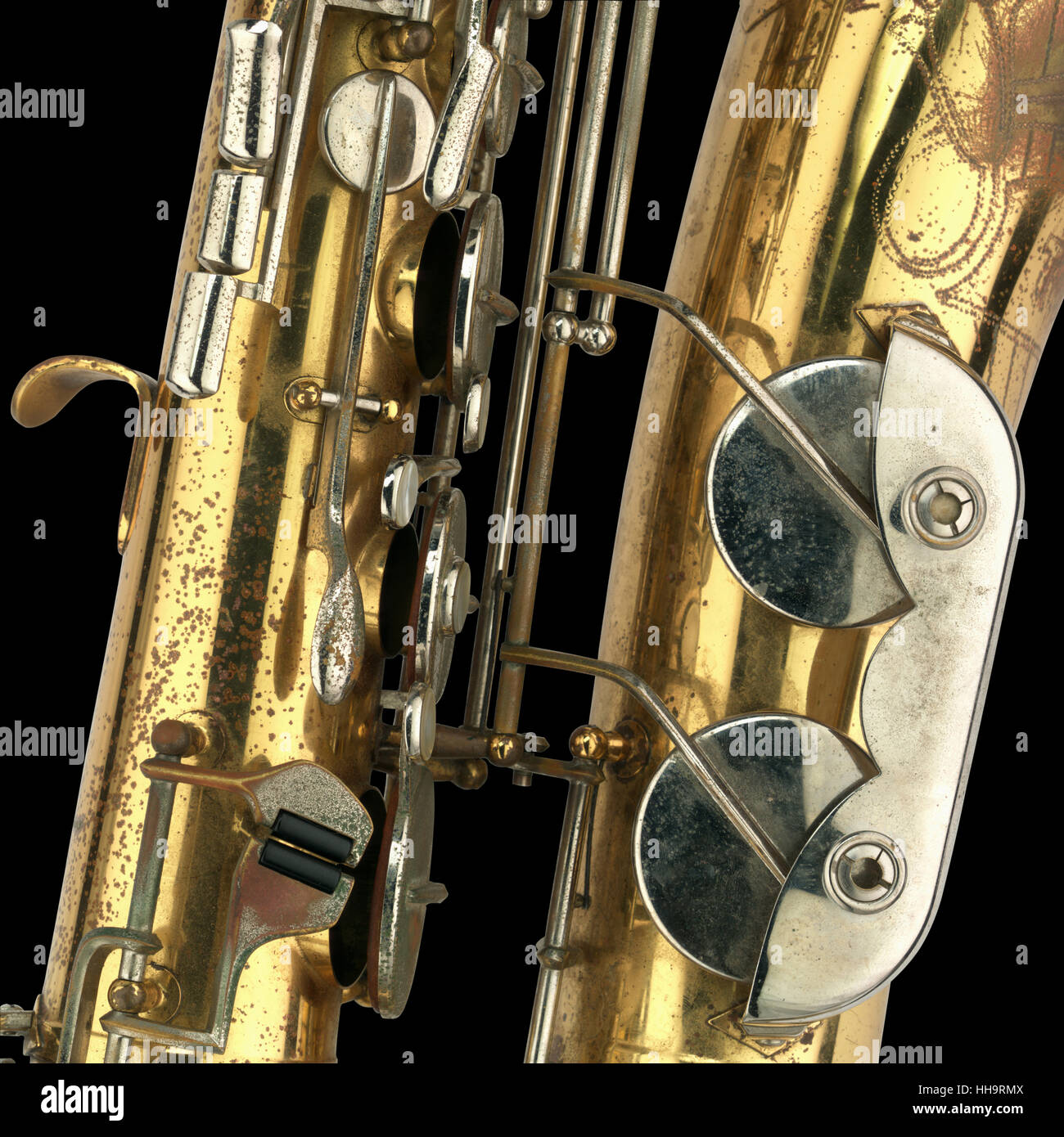 music, vintage, rust, patina, saxophone, old, measure, instrument, method  Stock Photo - Alamy