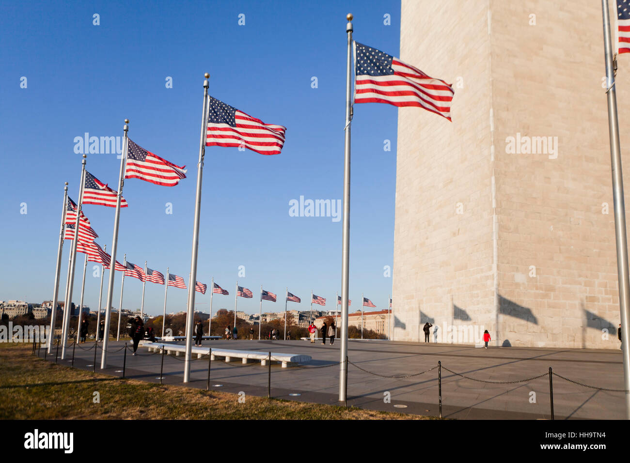 The George Washington Monument - Washington, DC USA Stock Photo