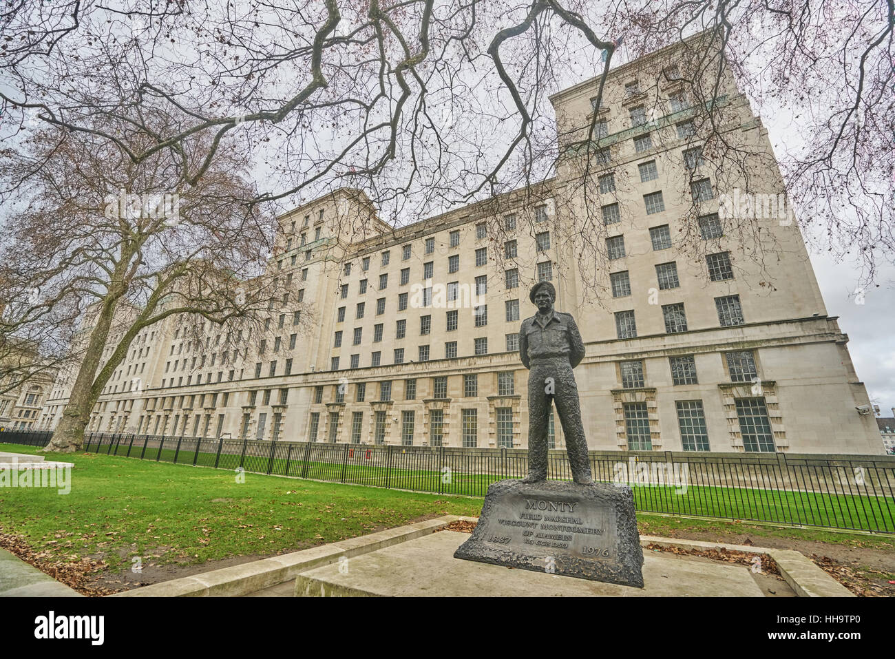 ministry of defence   London.  MOD.   Whitehall. Stock Photo