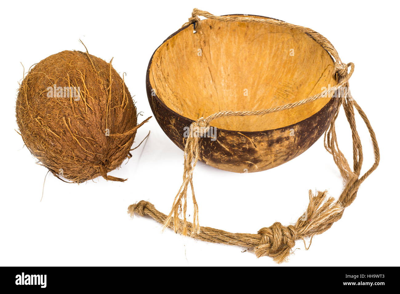 Coconut and handmade products from it Stock Photo Alamy