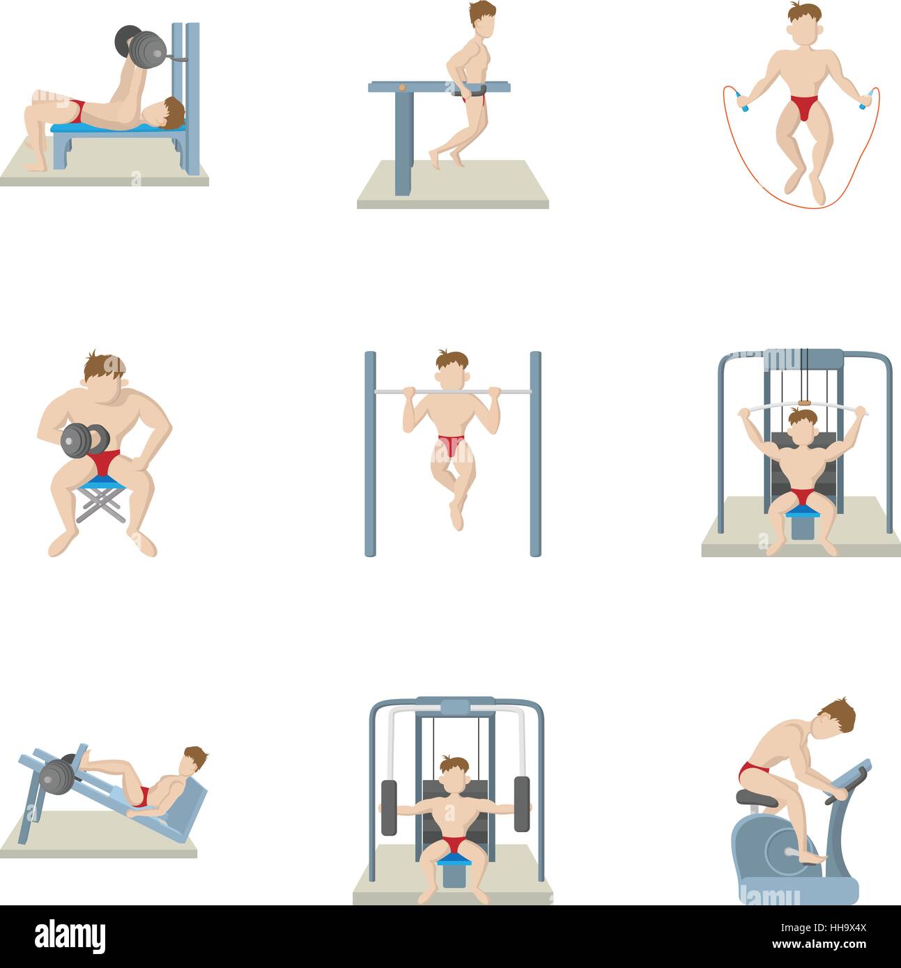 Fast rope exercises Stock Vector Images - Alamy