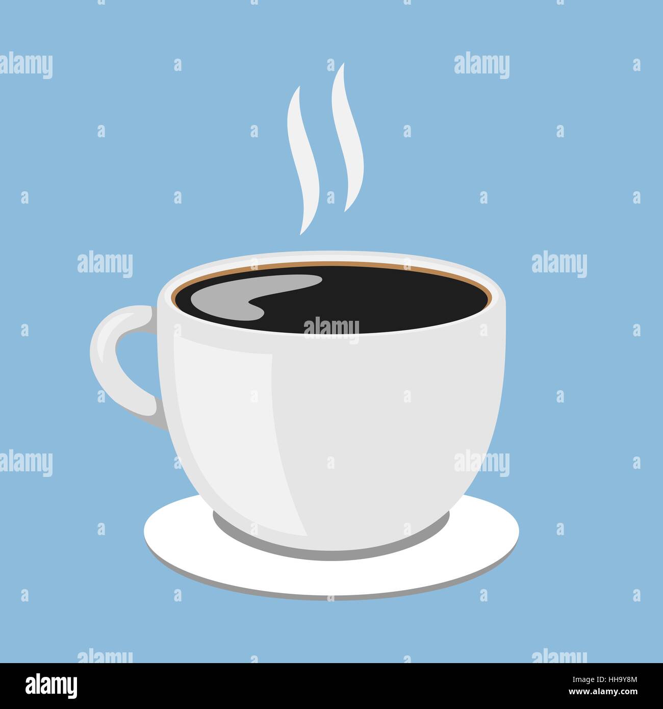Hot Coffee Cup Stock Vector Image & Art Alamy