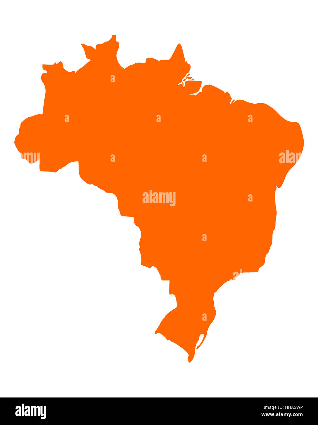 Karte Von Brasilien Stock Photo - Alamy