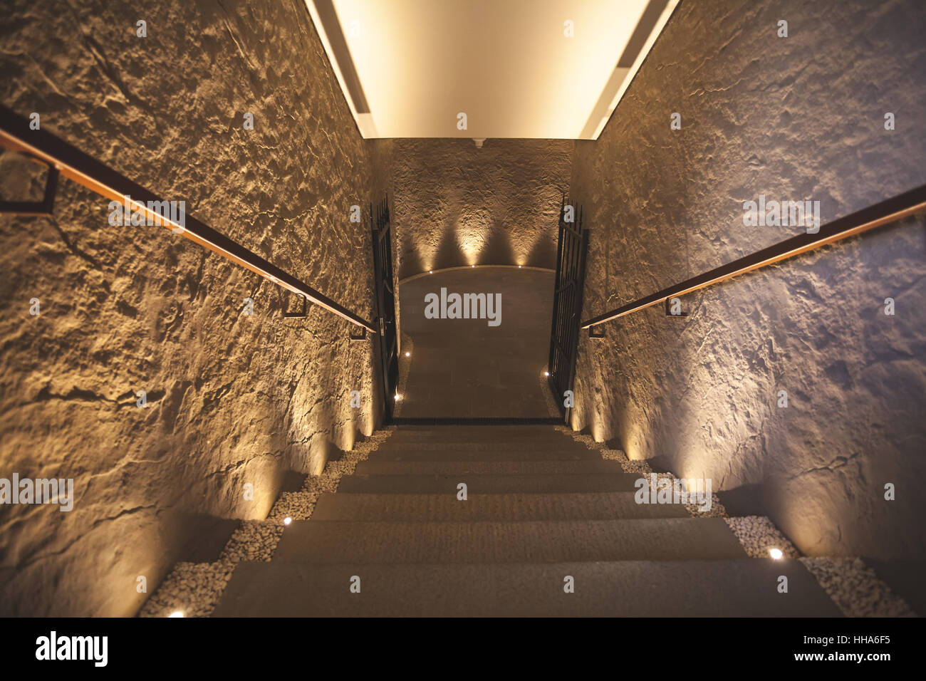 Illuminated Stairs High Resolution Stock Photography and Images - Alamy