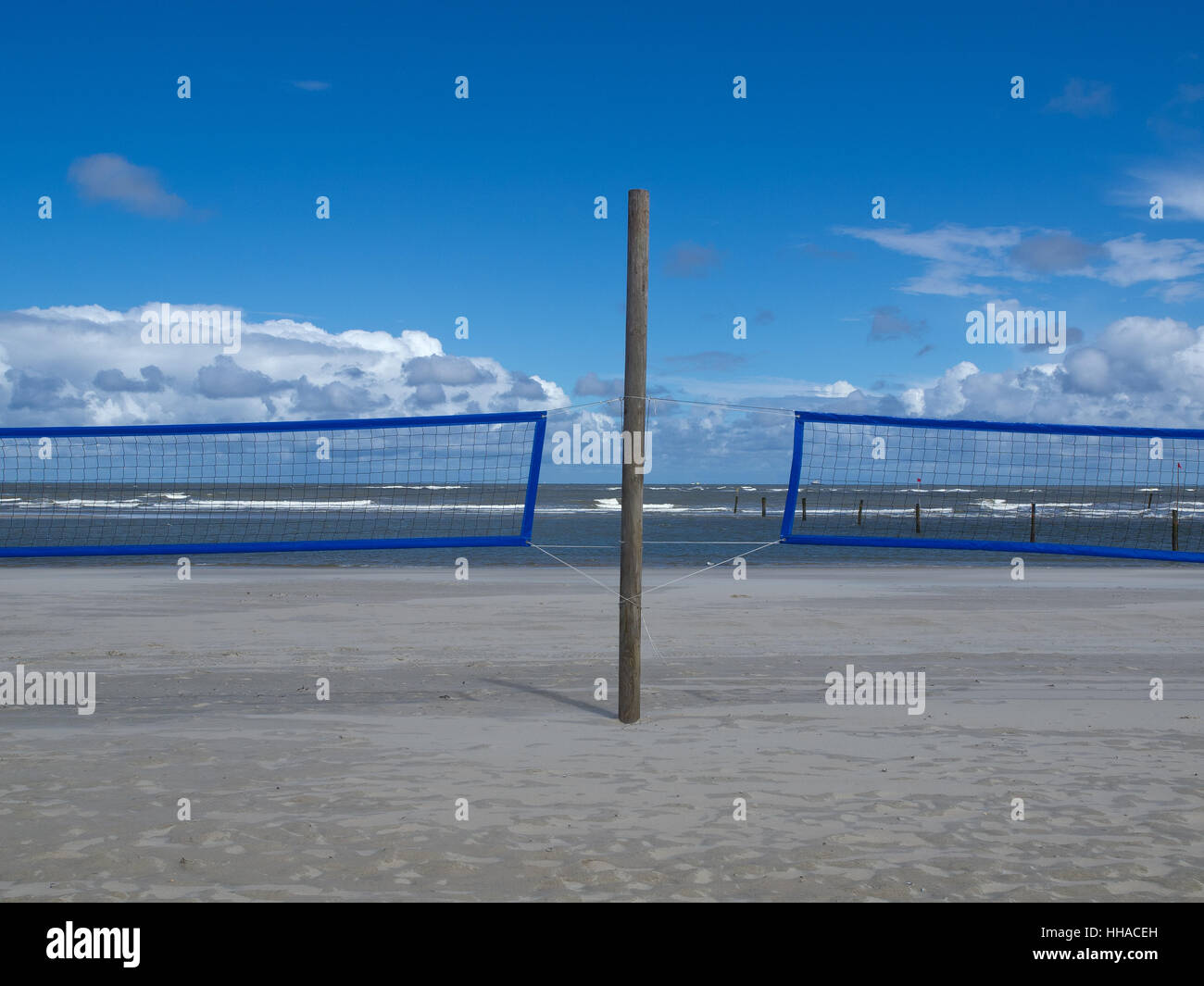 beach volleyball nets Stock Photo Alamy