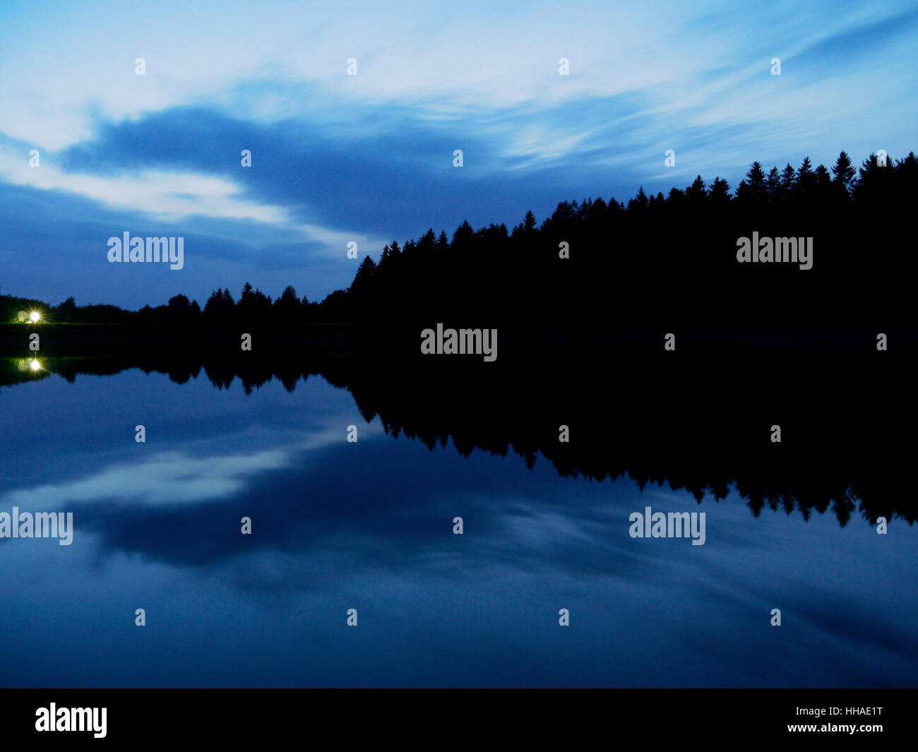 Azure waters black lake in hi-res stock photography and images - Alamy