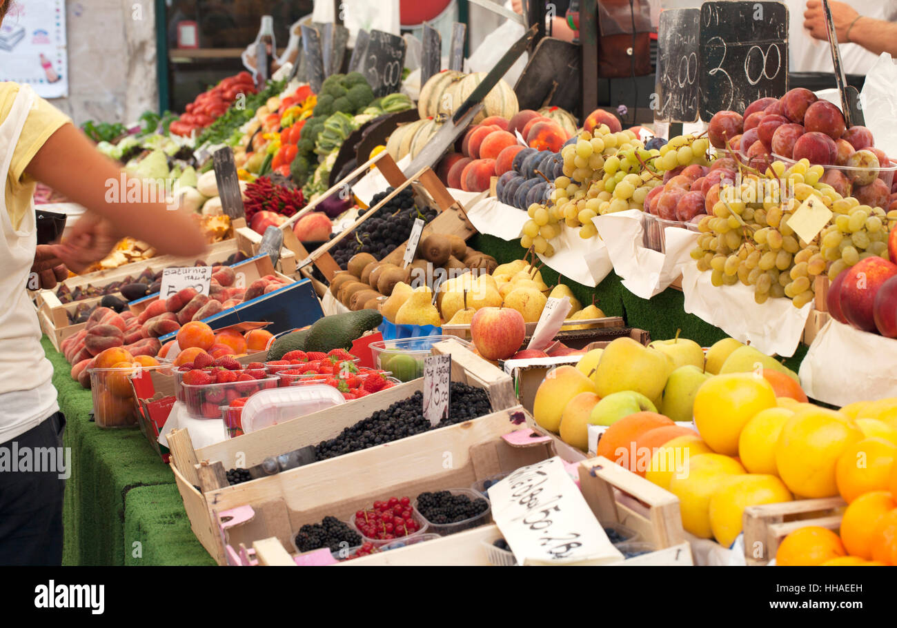 food, aliment, fruit, outdoor, vegetable, kiosk, selling, retail shop ...