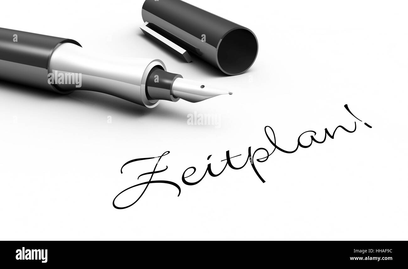 schedule - pen concept Stock Photo - Alamy