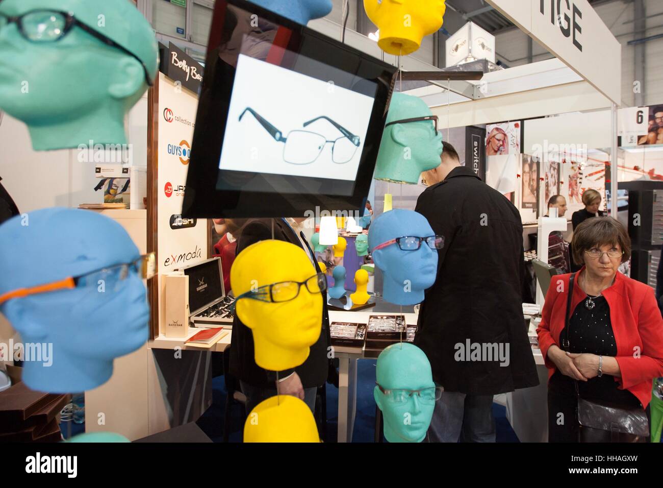 Poznan, Poland November 10, 2012 Trade optical Optyka. Prestigious