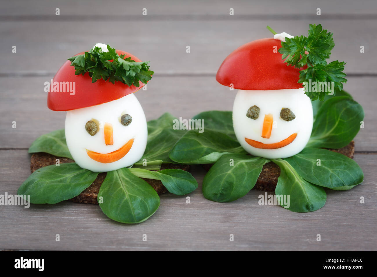 decorated hard boiled eggs Stock Photo - Alamy