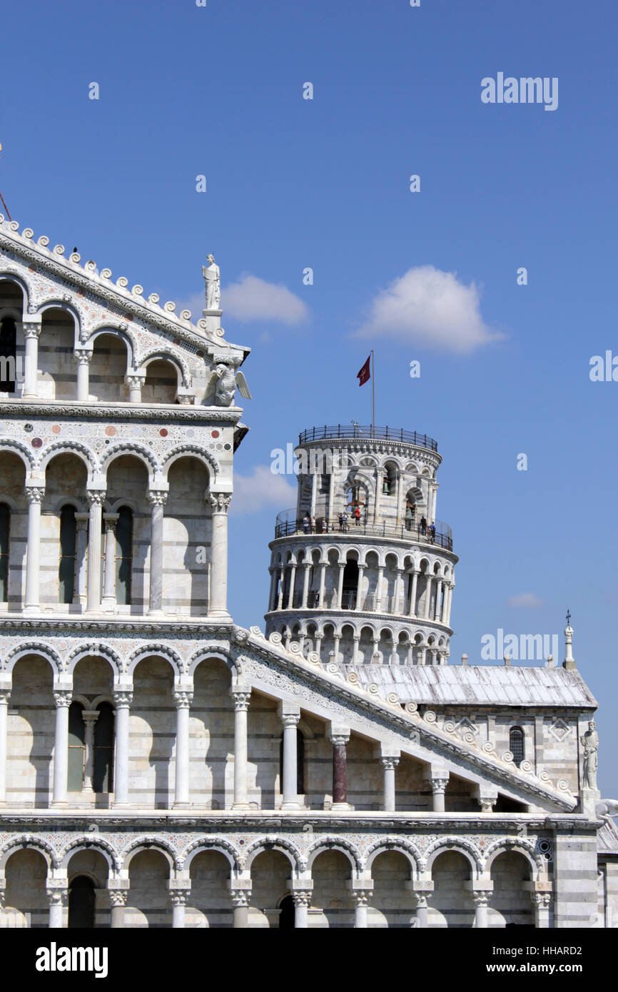 square of miracles / piazza del duomo / piazza dei miracoli / square of miracles Stock Photo