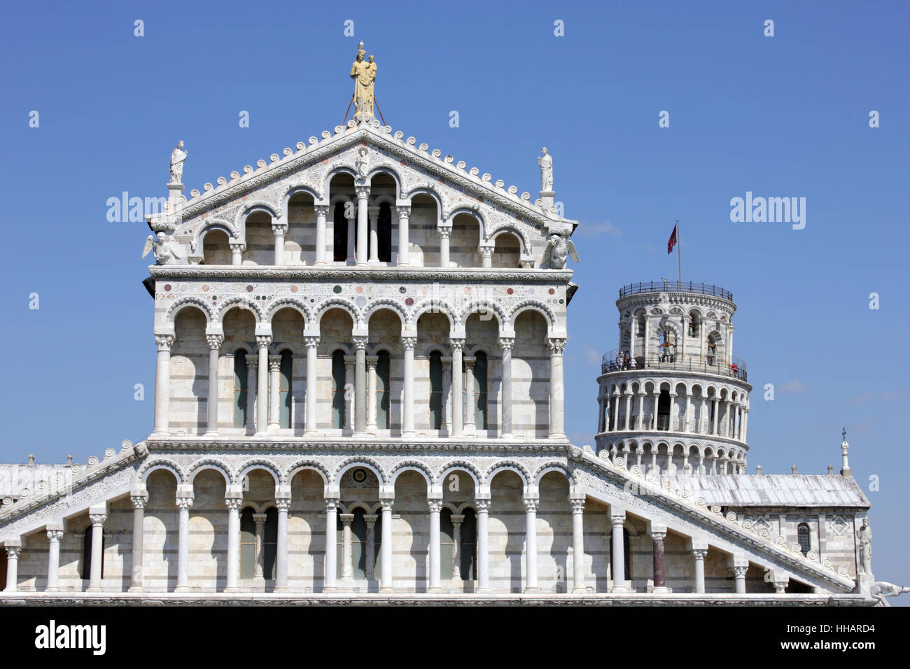 square of miracles / piazza del duomo / piazza dei miracoli / square of miracles Stock Photo