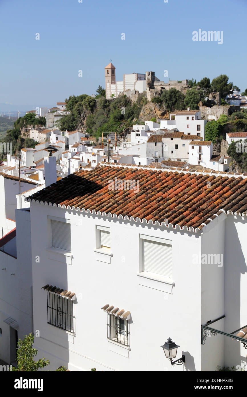 white houses in spain Stock Photo
