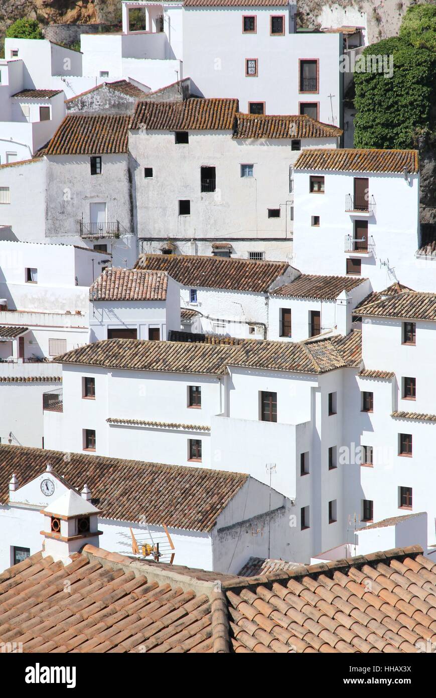 white houses in andalusia Stock Photo