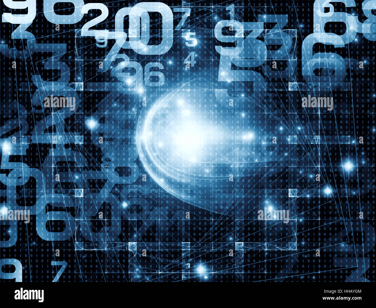 Calculation With Blue Loop blue, calculation, model, design, project, concept, plan, draft ...