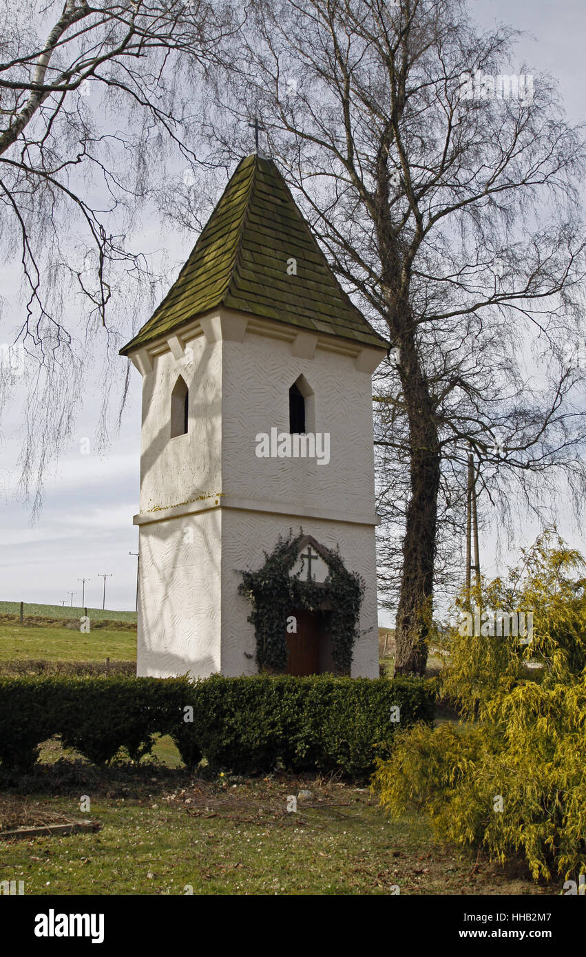 tower, cemetery, steeple, belfry, lower saxony, deitlevsen, emmerthal, Stock Photo