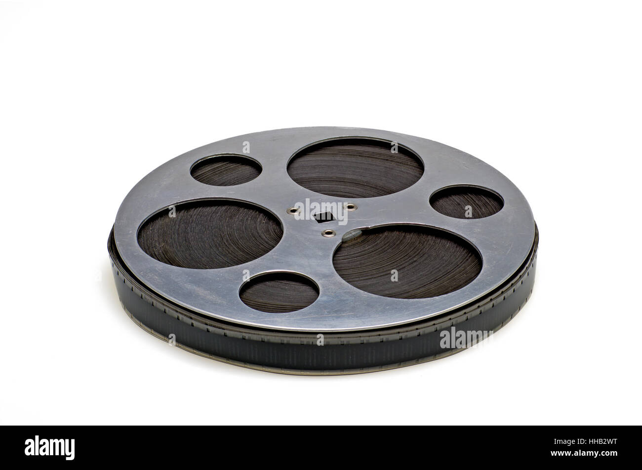 35mm film spool vintage film movie hi-res stock photography and