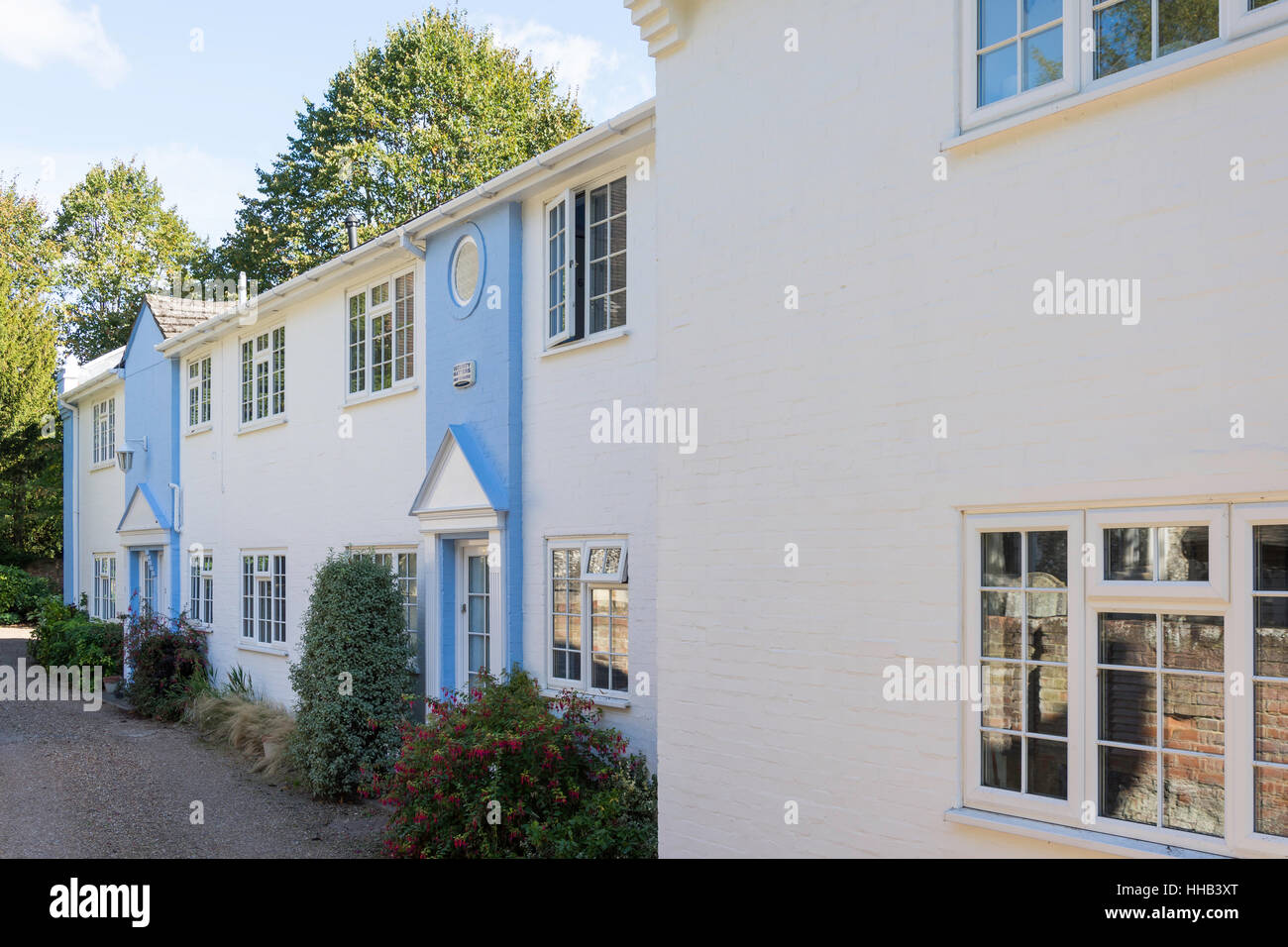 White Hermitage Cottages, Church Road, Old Windsor, Berkshire, England
