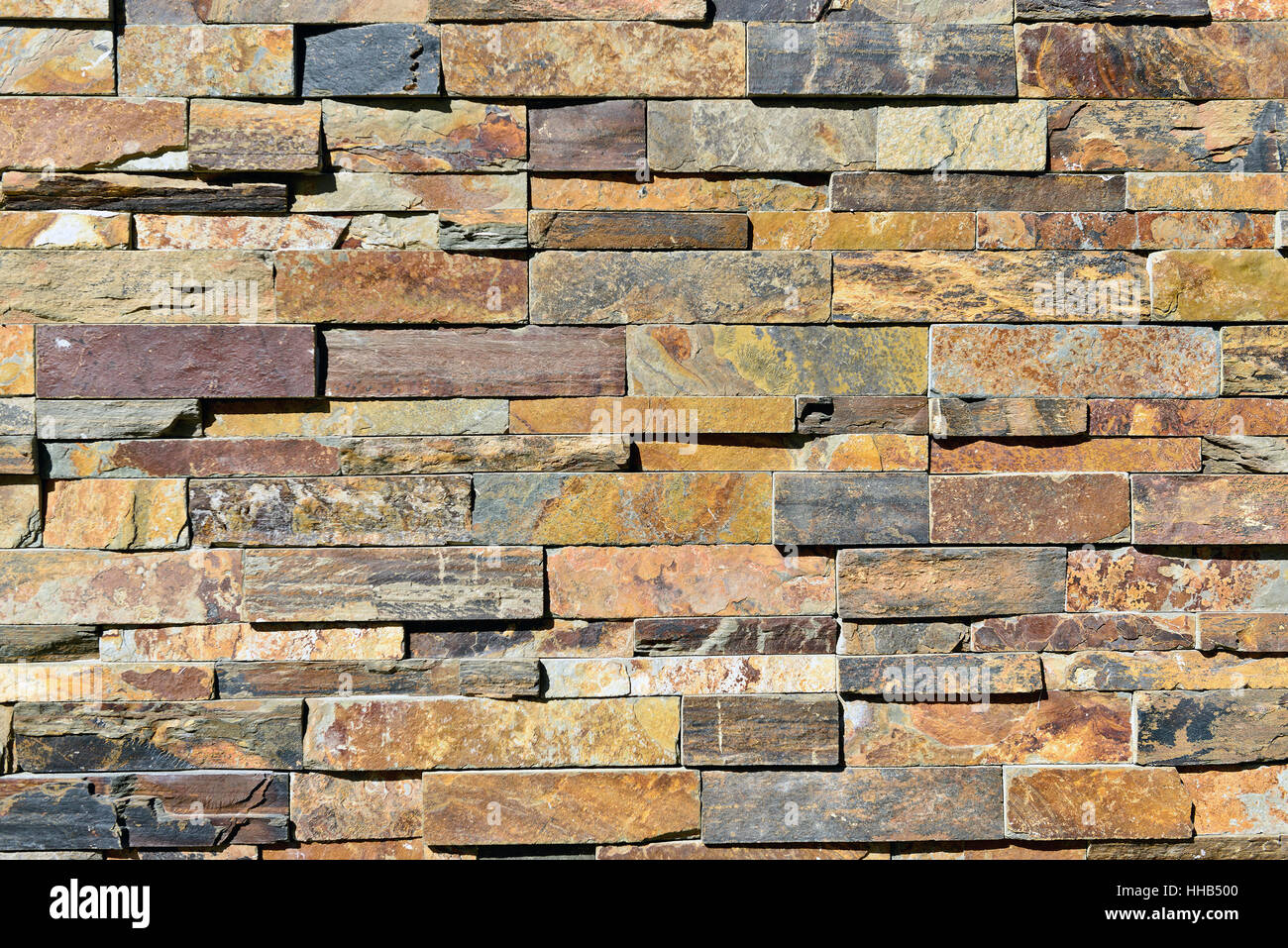 Stone tile design of modern wall Stock Photo