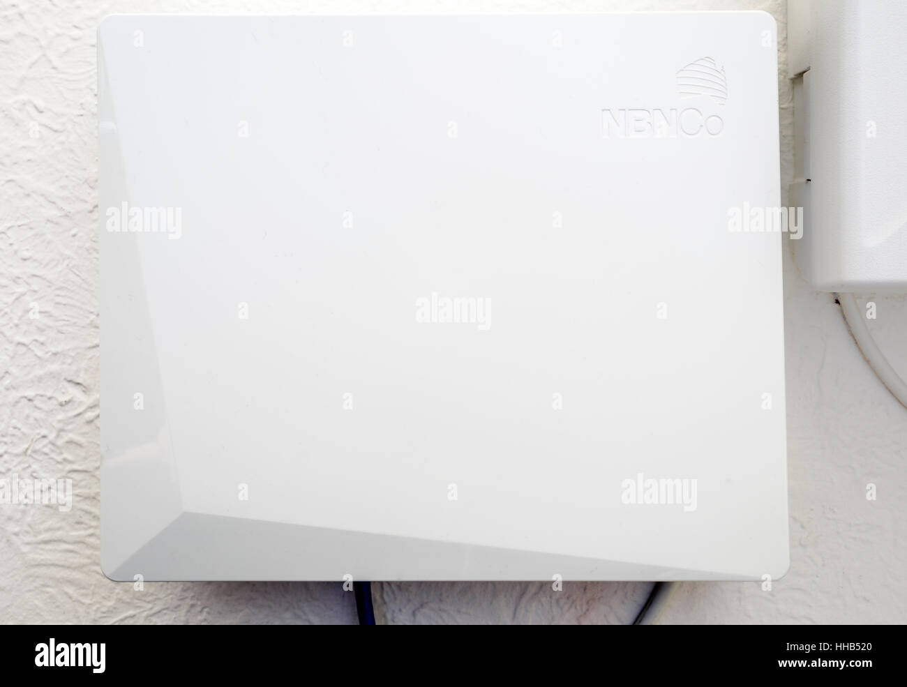 NBN connection box on a wall inside a home Stock Photo Alamy