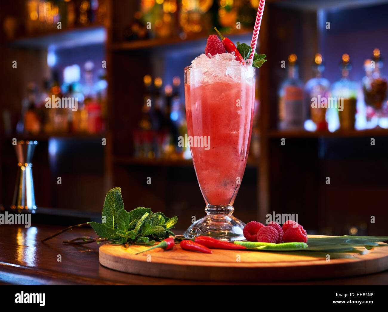 Cocktail glass bar Stock Photo Alamy