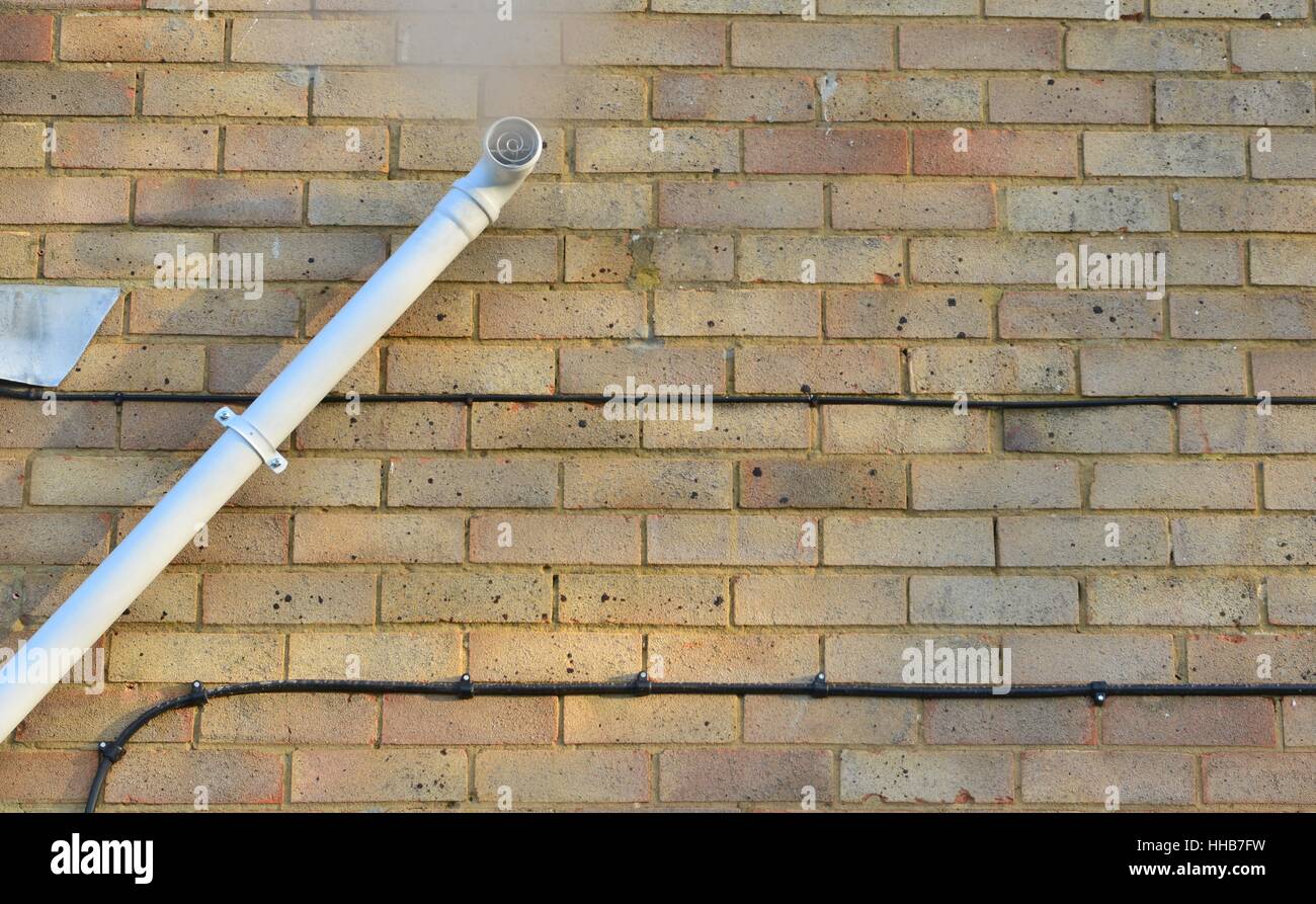 A plume kit for a condensing boiler Stock Photo Alamy