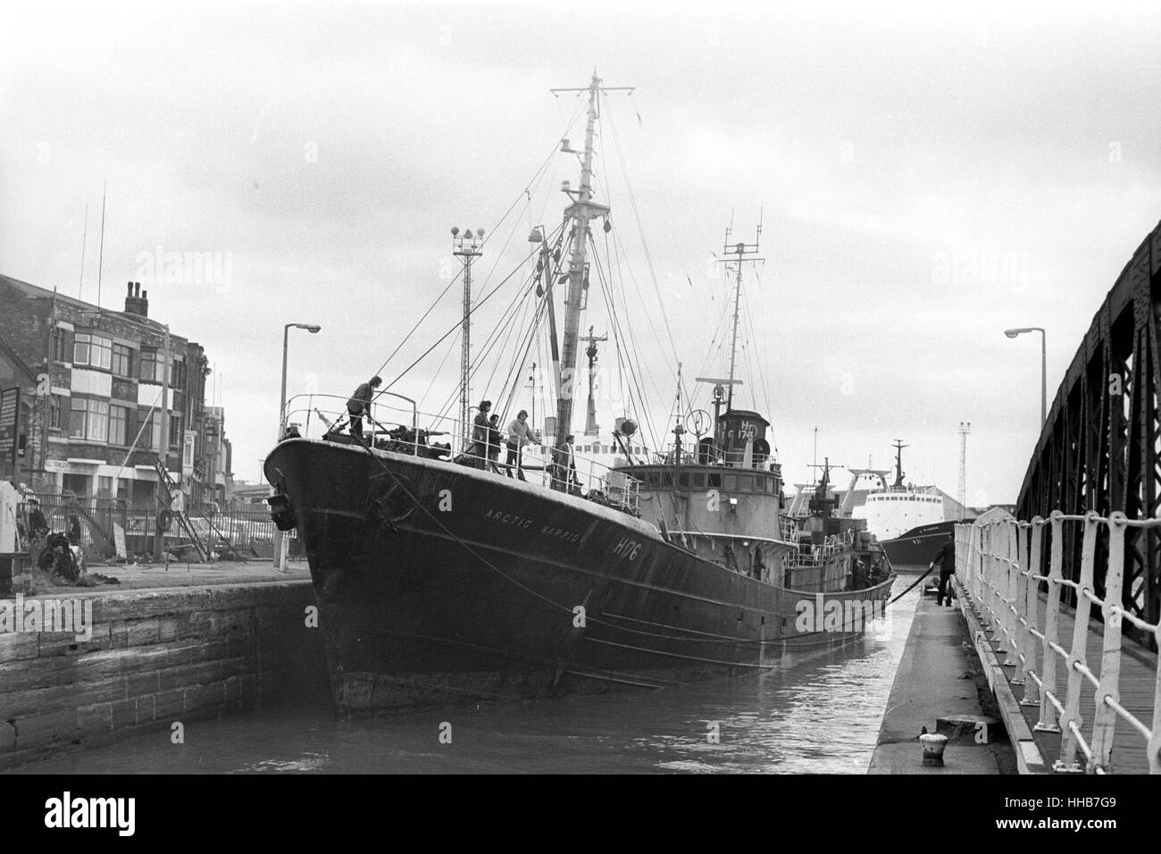 Hull trawler Arctic Warrior. Exact date unknown. Stock Photo