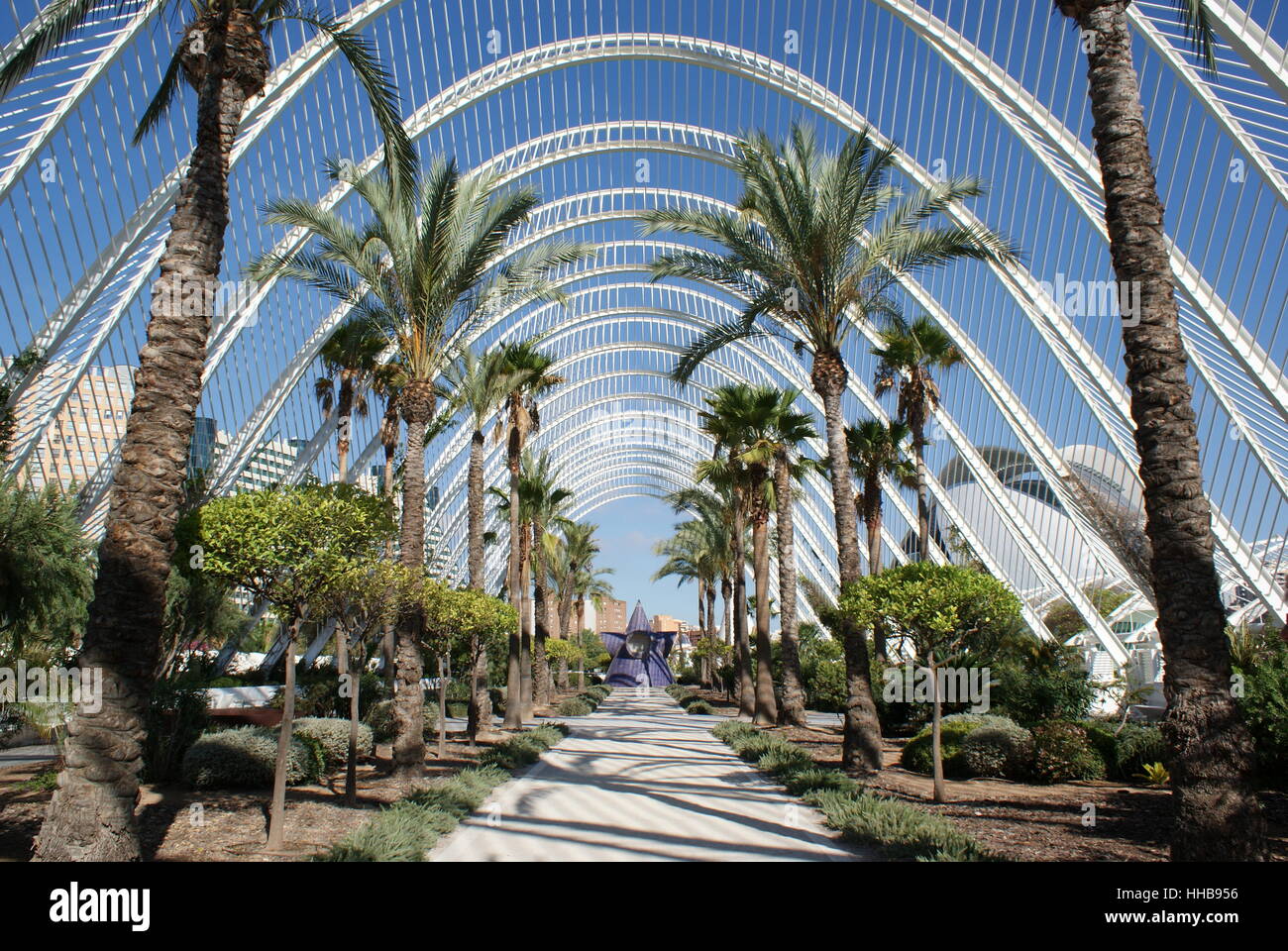 L'Umbracle, City of Arts and Sciences, Valencia, Spain Stock Photo - Alamy