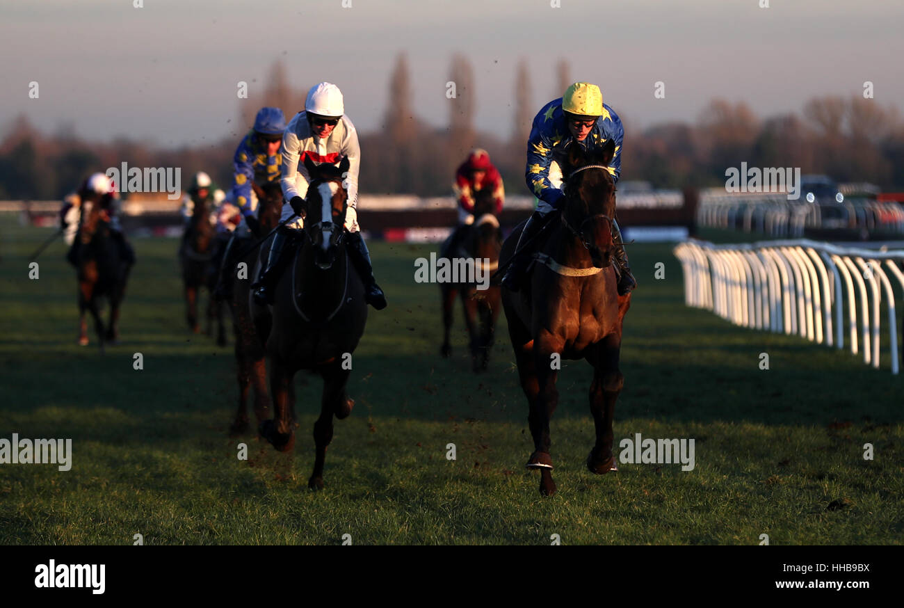 Standard open national hunt flat race at newbury racecourse hi-res ...