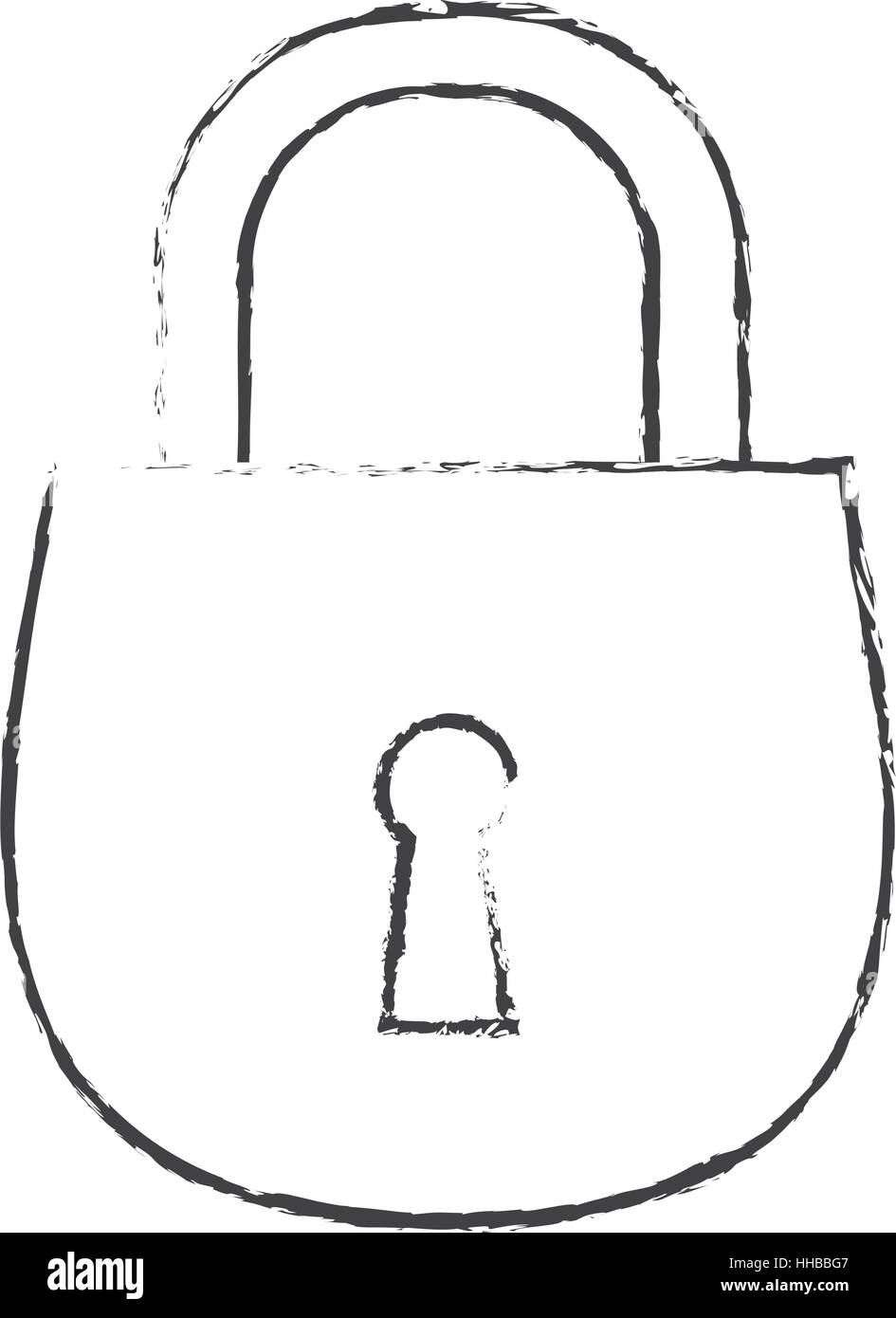 padlock icon over white background. vector illustration Stock Vector ...