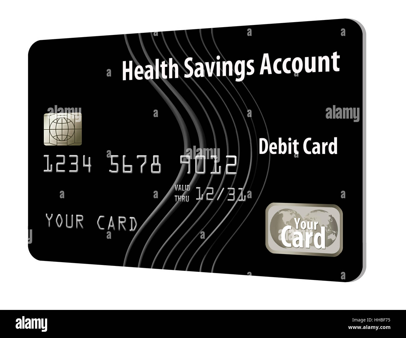 Health Savings Account debit card Stock Photo Alamy
