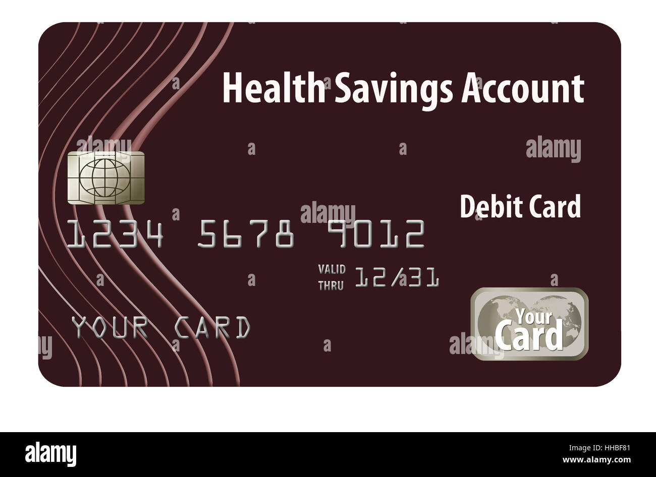 Health Savings Account debit card Stock Photo Alamy