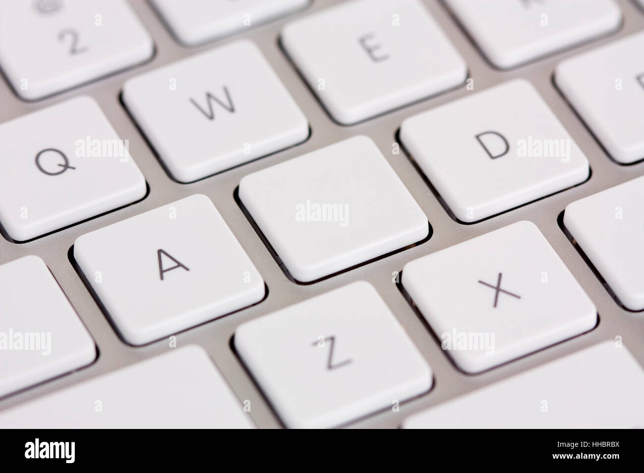 Blank keyboard button for your logo or graphic Stock Photo