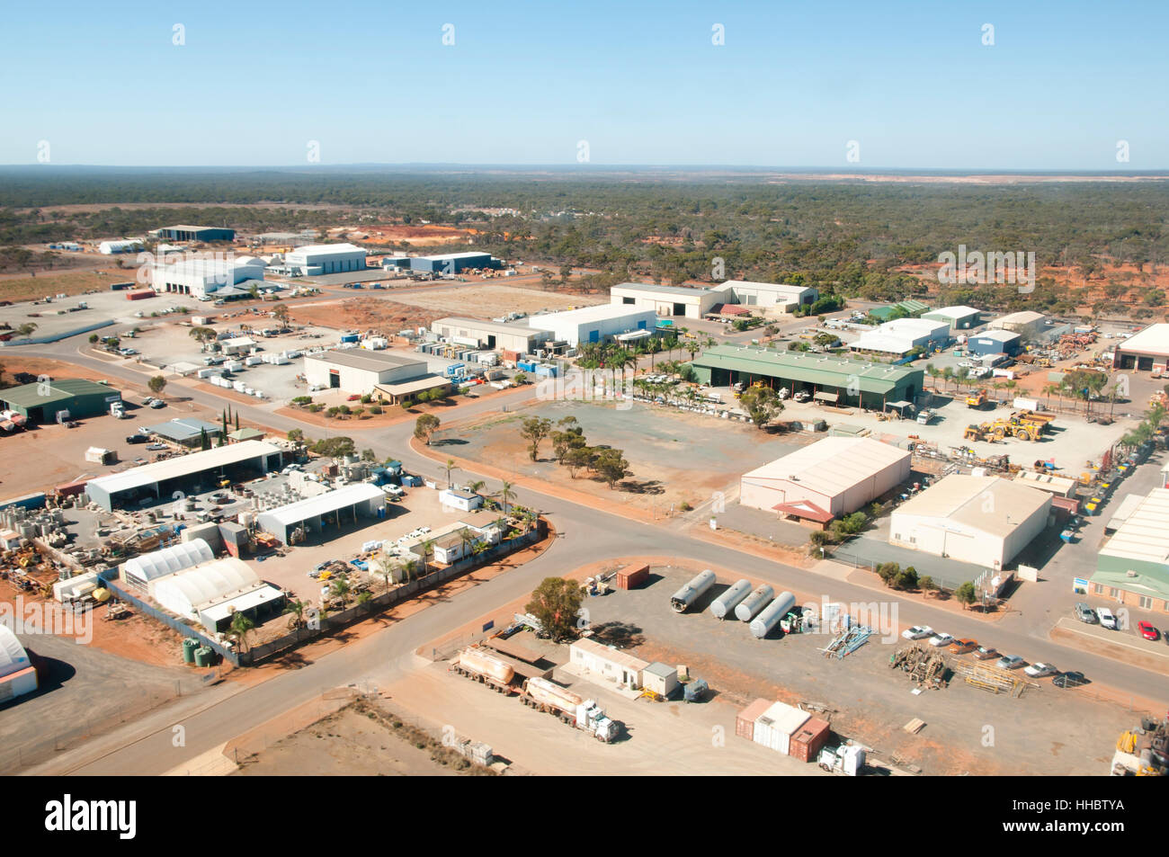 Industrial Area Kalgoorlie Australia Stock Photo Alamy