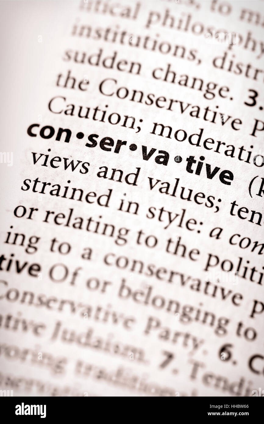 Conservative values hi-res stock photography and images - Alamy