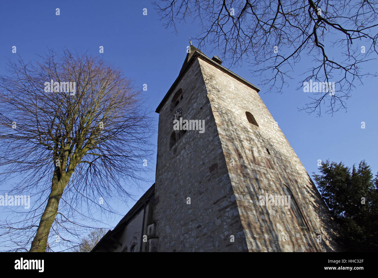 parish church in hajen Stock Photo